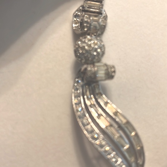 Circa 1945 - handmade rhinestone necklace. - Picture 4 of 4